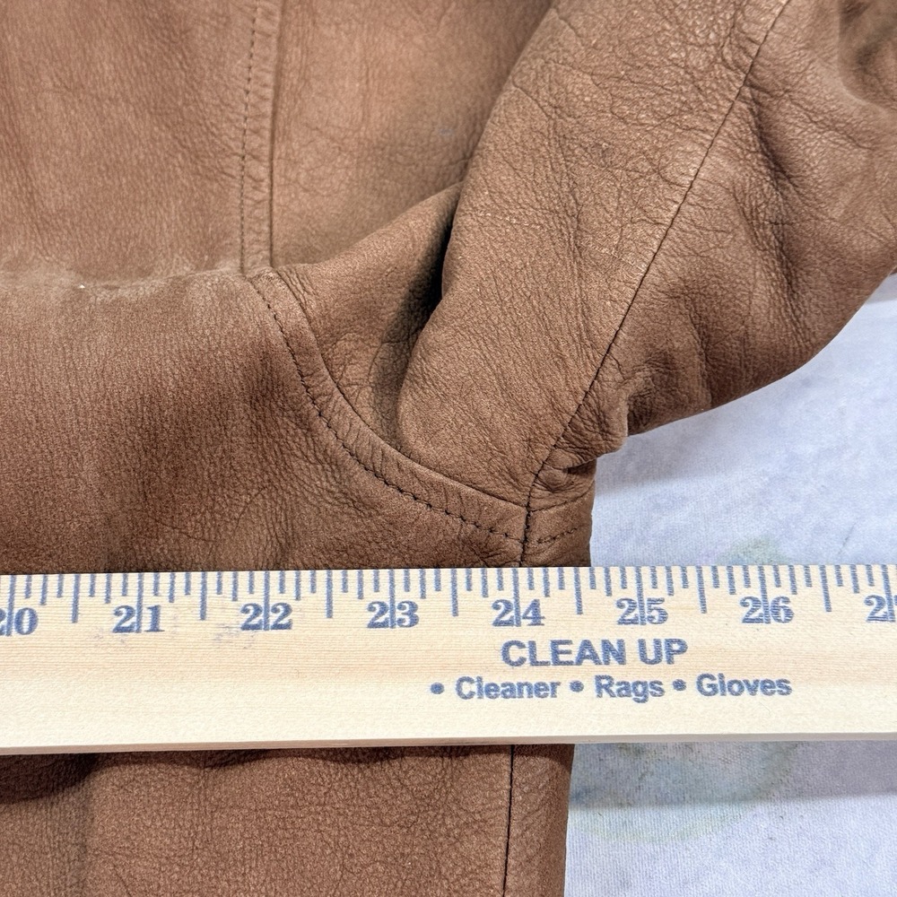 Wilsons‎ Adventure Bound Originals Brown Soft Leather Bomber Jacket Men's XL - Picture 8 of 16